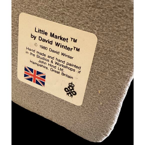 Vintage Village House, 1980 David Winters Cottages Little Market, Signed - Picture 6 of 6